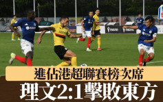 港超｜前列大战理文2:1胜东方 进占联赛榜次席