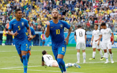 【世盃狂熱】巴西2:0擊敗哥斯達黎加 尼馬開齋賽後激動落淚