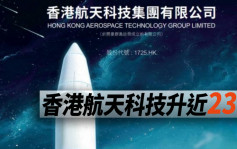 恒指半日收升87点 香港航天科技急升近23%