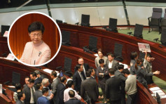 泛民多次抗議DQ朱凱廸 梁君彥宣布取消特首答問大會