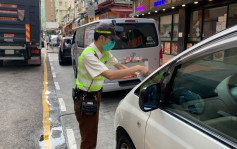 荃灣警打擊違泊 兩日拖走3車發1087張罰款通知書