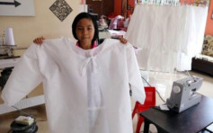 大马9岁女童趁停课任义工 两个月缝制130件防护衣