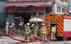 荃灣茶餐廳蒸爐起火 食客職員疏散逃生