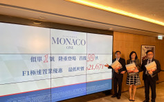 MONACO ONE开价 折实每尺2.33万