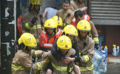 讚揚盡力救災 消防處五工會發信感謝同事「與港市民同行」