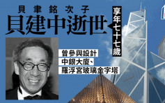 貝聿銘次子貝建中因病逝世  享年77歲  與父聯手設計香港中銀大廈、羅浮宮玻璃金字塔