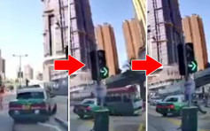 車cam直擊｜紅van疑衝紅燈撼綠的 小巴司機涉危險駕駛被捕