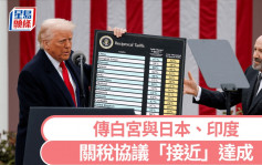 關稅戰｜傳白宮與日本、印度「接近」達成關稅協議