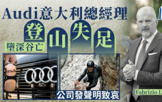 Audi｜奥迪意大利经理登山失足 3000米海拔坠深谷身亡