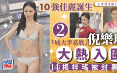 香港小姐2024丨10強佳麗誕生！2號「城大李嘉欣」倪樂琳大熱入圍 14號黑馬楊梓瑤有望入三甲