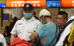 马头角道飞石屎 水务署职员中头奖送院