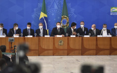 巴西再多兩官員染疫 總統訪美團22人中17人確診