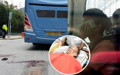 東涌老翁遭旅巴撞倒地 雙腳被夾車底重傷送院