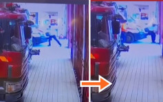 港珠澳橋消防局救護車失控溜前 救護員被夾傷膝送院