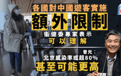 通關｜曾光：北京感染率或超80% 理解外國對中國遊客檢測