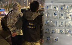 警将军澳截毒品快餐车检3.6万元霹雳可卡因 3男女涉贩毒被捕