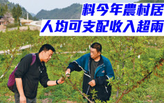 社科院：料今年中國農村居民人均可支配收入超兩萬人幣
