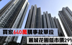 事故单位成交 | 买家640万购事故单位 丽城花园低市价29%沽