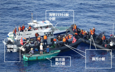 仁爱礁︱中国海警首次登临菲军方补给船检查  现场画面曝光
