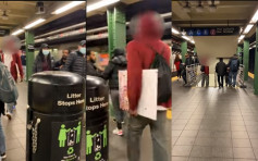 紐約華裔情侶地鐵戴口罩 遭非裔男騷擾稱要報警拉人
