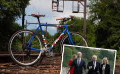 【G7峰會】禮物外交 拜登送約翰遜美製手工單車