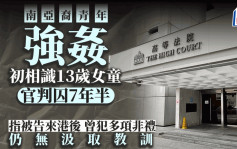 南亚裔青年强奸初相识13岁女童 判囚7年半 官指被告有4项非礼案底仍未汲取教训