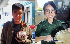 馬國明獲劇組賀45歲生日 黃心穎整蛋糕被笑似漢堡包