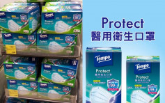 【維港會】Tempo推台灣製口罩 BFE、PFE、VFE達99%