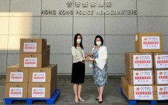 疫情消息｜中總婦委會向警隊捐贈抗疫物資 包括2000多快測包