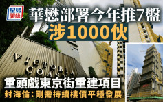 華懋部署今年推7盤涉千伙 重頭戲東京街重建項目 封海倫：剛需持續樓價平穩發展