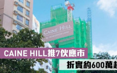 热辣新盘放送｜CAINE HILL推7伙应市 折实约600万起