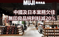 无印良品纯利料跌20% 上海分店休业日本销情逊