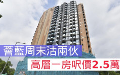 热辣新盘放送｜荟蓝周末沽两伙   高层一房尺价2.5万