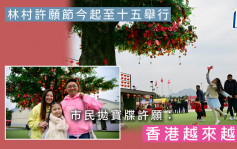 農曆新年｜林村許願節今起至十五舉行 市民拋寶牒許願：香港越來越好