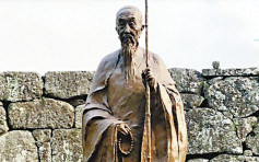 贈日隱元禪師銅像 長崎興福寺揭幕