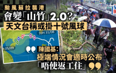 颱風蘇拉｜陳國基：如出現極端情況 會適時公布市民「唔使返工住」