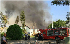 高雄「205兵工厂」火警　火势近一小时后被扑灭无伤亡