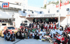 圣诞节︱儿童医院职员化身「圣诞老人」 送上祝福与住院病童欢度佳节