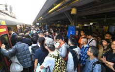 【大三罢】东铁仅开红磡往返大围 上班人潮挤满大围站月台
