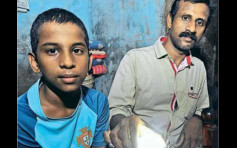 印度神奇8歲童 觸碰點亮LED燈泡