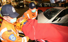 蓝田私家车撞倒过马路父子 一度昏迷送院