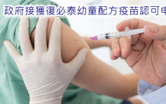 政府接获复必泰幼童配方新冠疫苗认可申请 将交顾问专家委员会审核