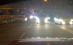 荃湾路五车相撞　至少8人轻伤
