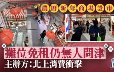 農曆新年｜商場「縮皮」改擺市集  部分免費仍空場  主辦方：北上消費衝擊