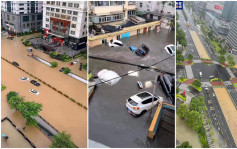 颱風「杜蘇芮」過後  福州汽車漂浮  福建88萬人受災過百人受傷