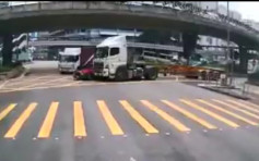 【車Cam直擊】荃灣拖頭連撞5車逃去 涉事司機被捕