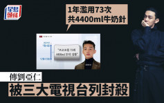 劉亞仁1年濫用73次共4400ml牛奶針   傳三大電視台列封殺名單復出無期
