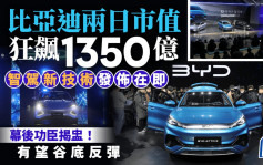 比亞迪兩日市值狂飆1350億 智駕新技術發佈在即 幕後功臣揭盅！有望谷底反彈