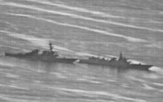 兩艦幾乎首尾相接 中國戰艦逼美艦轉向照曝光 