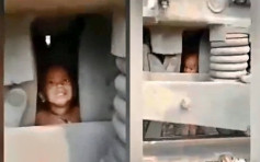 印度2歲男童遭火車「輾過」 奇蹟生還